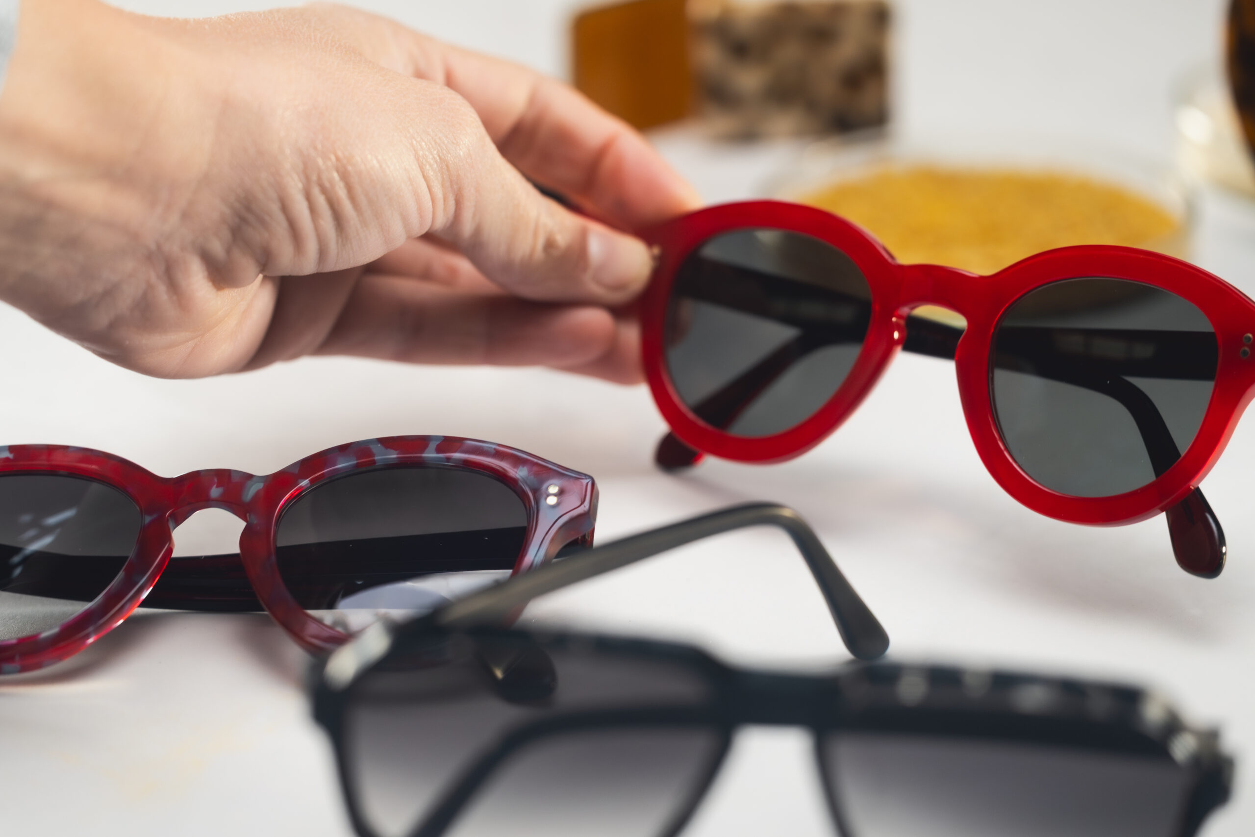 Lenses made of Celion