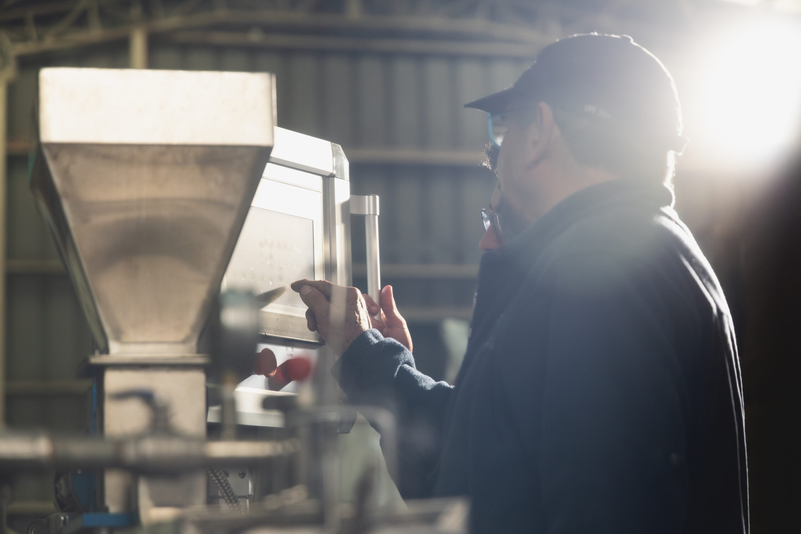 People working on Imeko's machinery